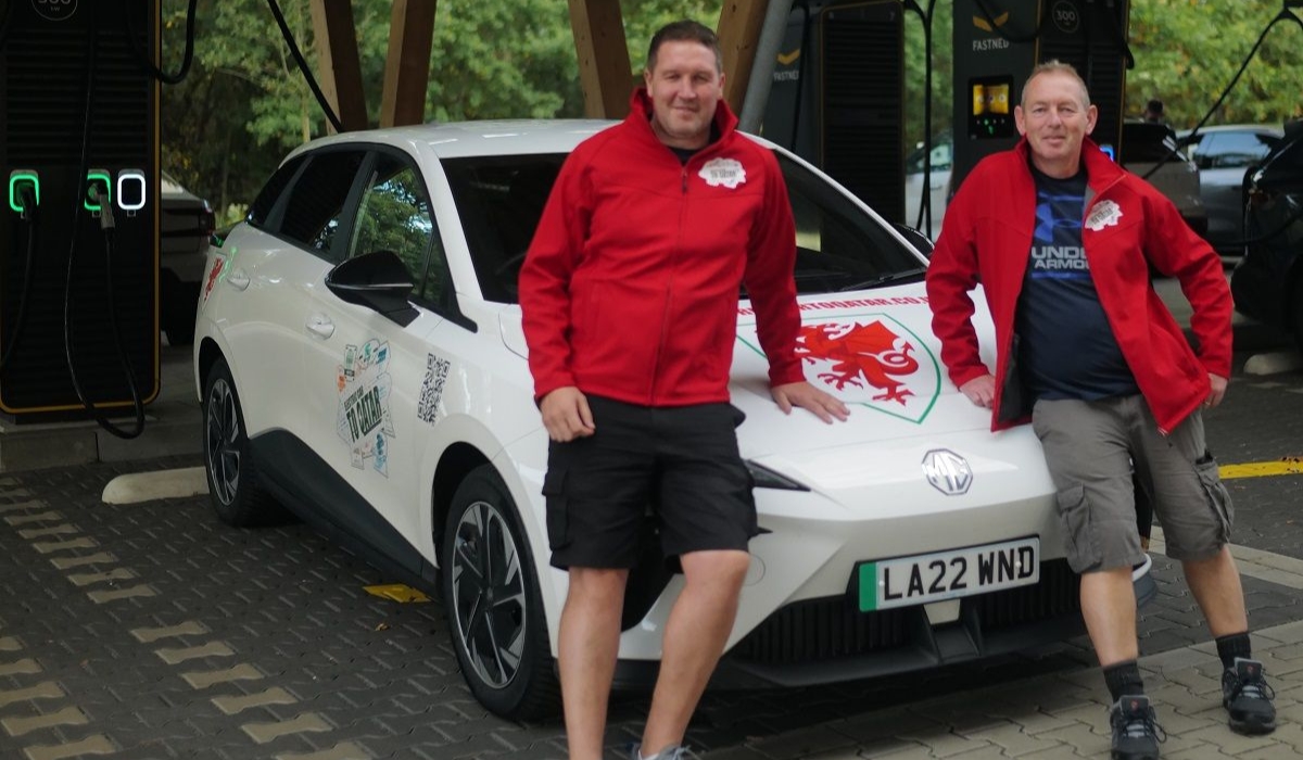 Football Fans on Epic ‘Electric Car to Qatar’ Trip, Supported by MG